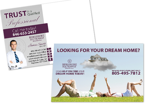 Berkshire Hathaway Postcards, Berkshire Hathaway Cards, Berkshire Hathaway Postcard Templates, Berkshire Hathaway Postcard Printing, Berkshire Hathaway Postcard Designs