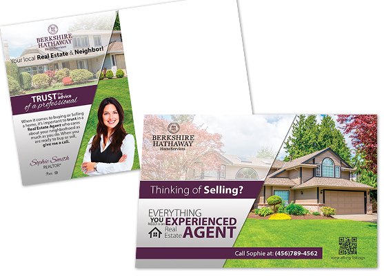 Berkshire Hathaway Postcards, Berkshire Hathaway Cards, Berkshire Hathaway Postcard Templates, Berkshire Hathaway Postcard Printing, Berkshire Hathaway Postcard Designs