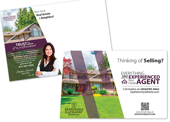 Berkshire Hathaway Postcards, Berkshire Hathaway Cards, Berkshire Hathaway Postcard Templates, Berkshire Hathaway Postcard Printing, Berkshire Hathaway Postcard Designs