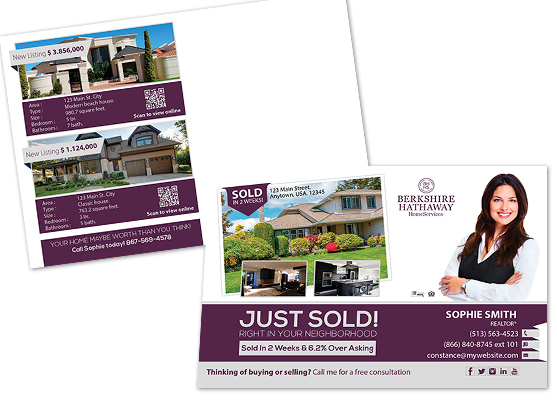 Berkshire Hathaway Postcards, Berkshire Hathaway Cards, Berkshire Hathaway Postcard Templates, Berkshire Hathaway Postcard Printing, Berkshire Hathaway Postcard Designs