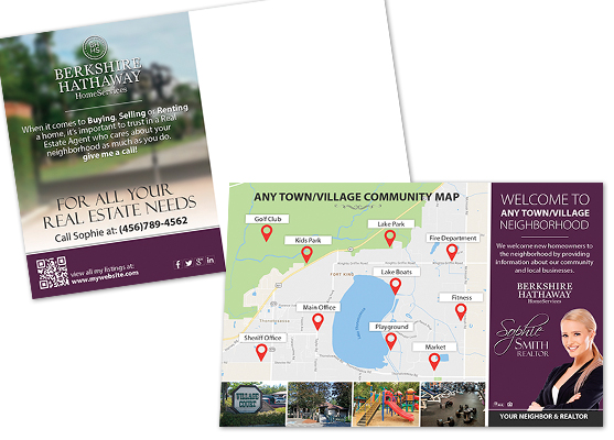 Berkshire Hathaway Postcards, Berkshire Hathaway Cards, Berkshire Hathaway Postcard Templates, Berkshire Hathaway Postcard Printing, Berkshire Hathaway Postcard Designs