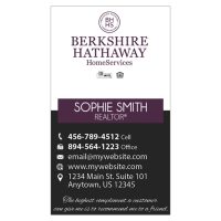 Berkshire Hathaway Business Cards, Berkshire Hathaway Cards | Berkshire Hathaway Business Card Printing, Berkshire Hathaway Card Templates