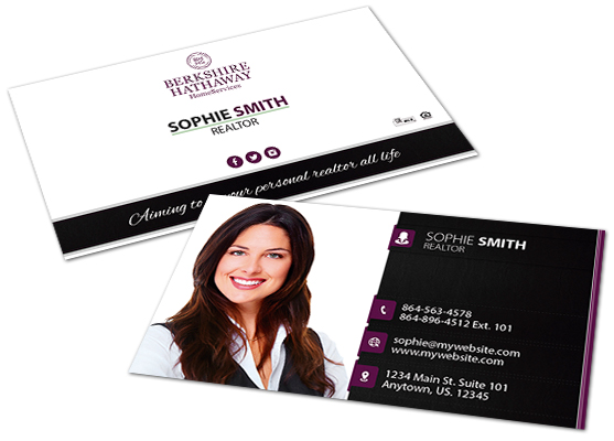 Berkshire Hathaway Business Cards, Berkshire Hathaway Cards | Berkshire Hathaway Business Card Printing, Berkshire Hathaway Card Templates