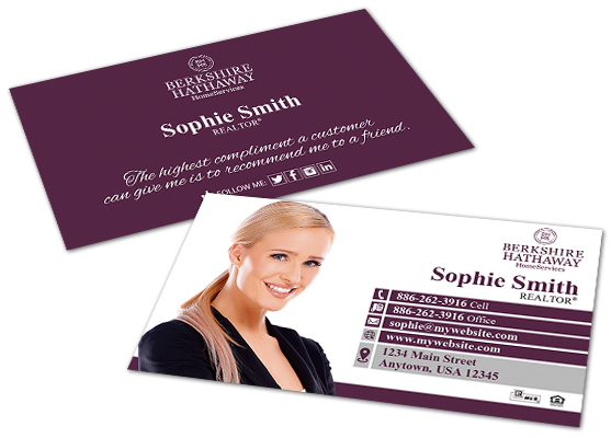 Berkshire Hathaway Business Cards, Berkshire Hathaway Cards | Berkshire Hathaway Business Card Printing, Berkshire Hathaway Card Templates