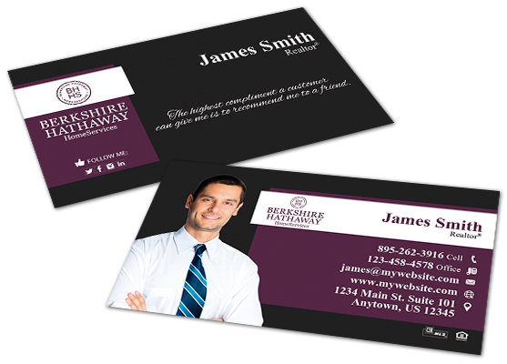 Berkshire Hathaway Business Cards, Berkshire Hathaway Cards | Berkshire Hathaway Business Card Printing, Berkshire Hathaway Card Templates