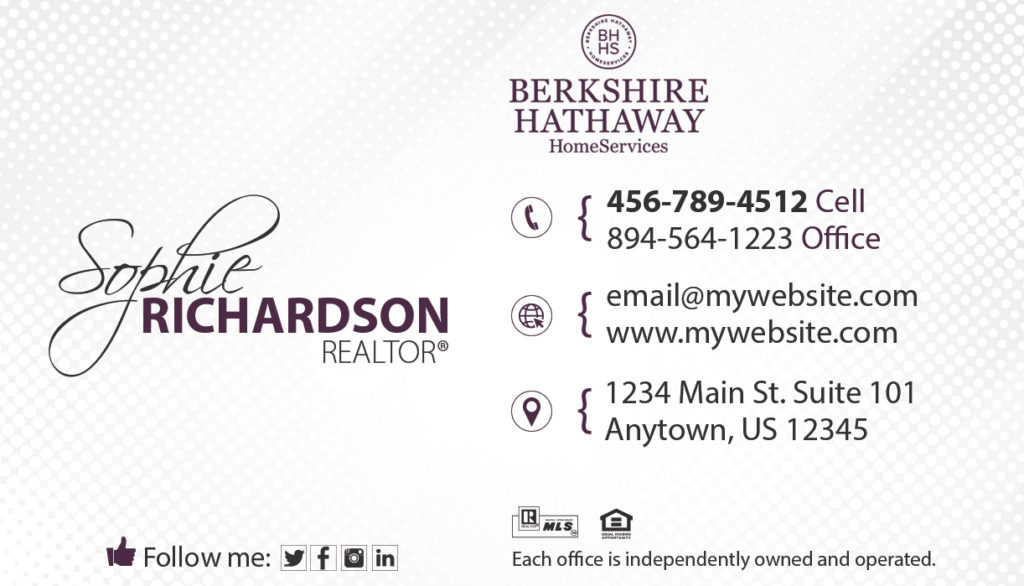Berkshire Hathaway Business Cards, Berkshire Hathaway Cards | Berkshire Hathaway Realtor Business Cards, Berkshire Hathaway Real Estate Agent Business Cards, Berkshire Hathaway Office Business Cards, Berkshire Hathaway Broker Business Cards