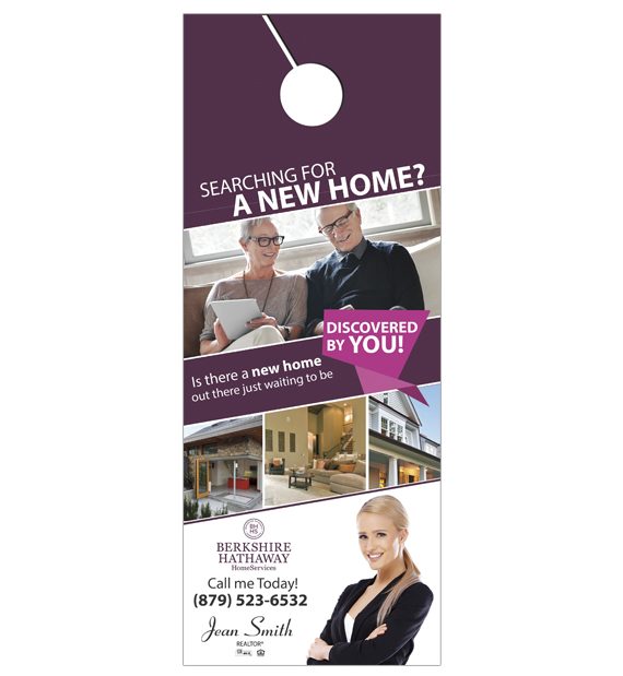 Berkshire Hathaway Door Hangers, Berkshire Hathaway Realtor Hangers, Berkshire Hathaway Office Hangers, Berkshire Hathaway Agent Hangers, Berkshire Hathaway Broker Hangers