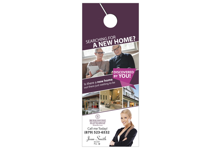 Berkshire Hathaway Door Hangers, Berkshire Hathaway Realtor Hangers, Berkshire Hathaway Office Hangers, Berkshire Hathaway Agent Hangers, Berkshire Hathaway Broker Hangers