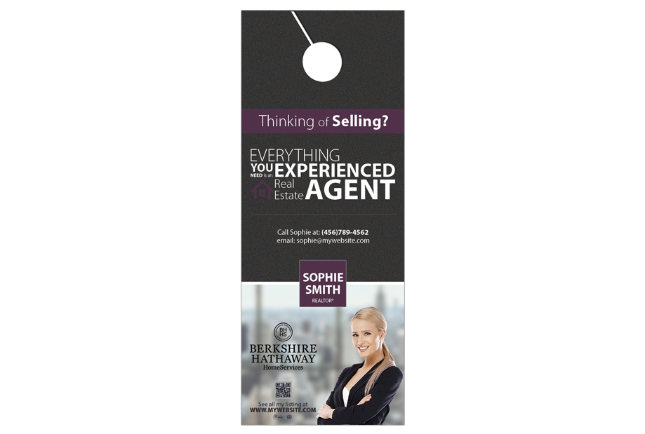 Berkshire Hathaway Door Hangers, Berkshire Hathaway Realtor Hangers, Berkshire Hathaway Office Hangers, Berkshire Hathaway Agent Hangers, Berkshire Hathaway Broker Hangers