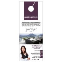 Berkshire Hathaway Door Hangers, Berkshire Hathaway Realtor Hangers, Berkshire Hathaway Office Hangers, Berkshire Hathaway Agent Hangers, Berkshire Hathaway Broker Hangers