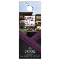 Berkshire Hathaway Door Hangers, Berkshire Hathaway Realtor Hangers, Berkshire Hathaway Office Hangers, Berkshire Hathaway Agent Hangers, Berkshire Hathaway Broker Hangers
