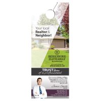 Berkshire Hathaway Door Hangers, Berkshire Hathaway Realtor Hangers, Berkshire Hathaway Office Hangers, Berkshire Hathaway Agent Hangers, Berkshire Hathaway Broker Hangers