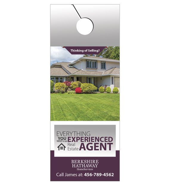Berkshire Hathaway Door Hangers, Berkshire Hathaway Realtor Hangers, Berkshire Hathaway Office Hangers, Berkshire Hathaway Agent Hangers, Berkshire Hathaway Broker Hangers