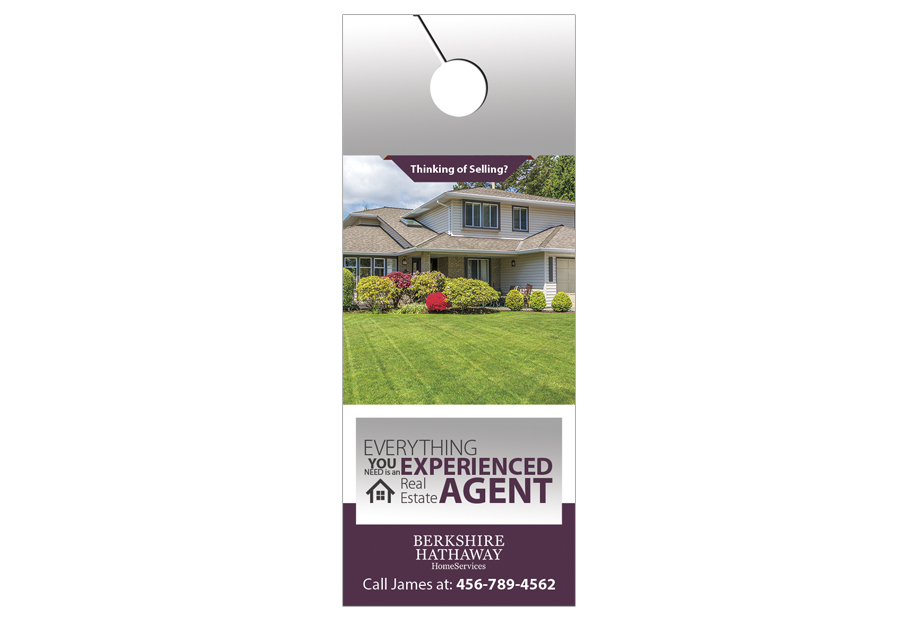 Berkshire Hathaway Door Hangers, Berkshire Hathaway Realtor Hangers, Berkshire Hathaway Office Hangers, Berkshire Hathaway Agent Hangers, Berkshire Hathaway Broker Hangers