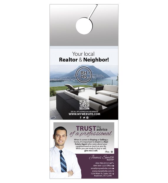 Berkshire Hathaway Door Hangers, Berkshire Hathaway Realtor Hangers, Berkshire Hathaway Office Hangers, Berkshire Hathaway Agent Hangers, Berkshire Hathaway Broker Hangers