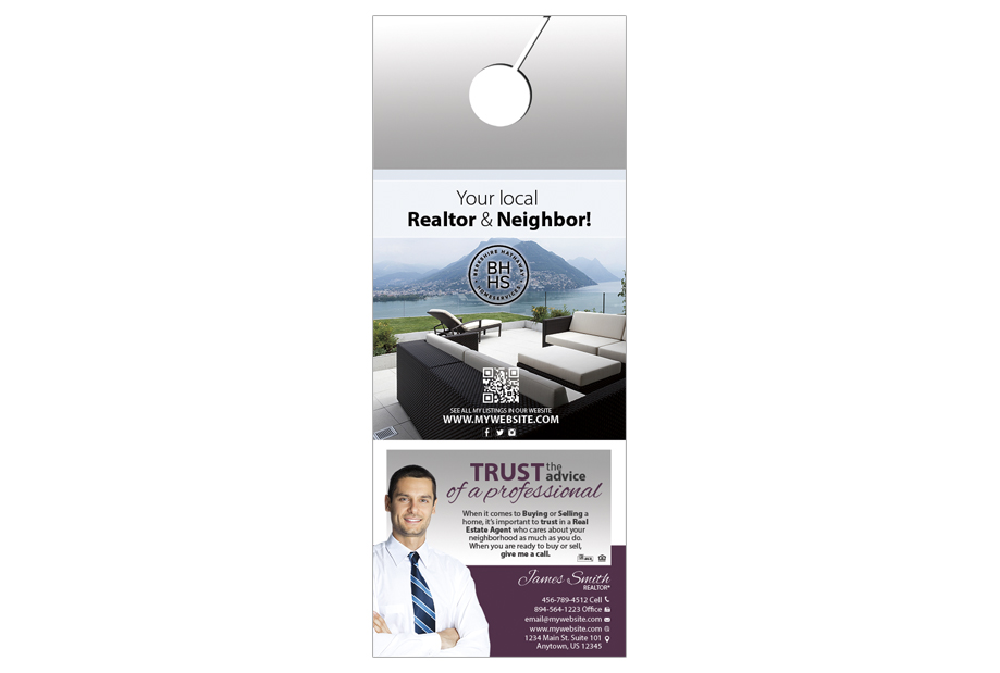 Berkshire Hathaway Door Hangers, Berkshire Hathaway Realtor Hangers, Berkshire Hathaway Office Hangers, Berkshire Hathaway Agent Hangers, Berkshire Hathaway Broker Hangers