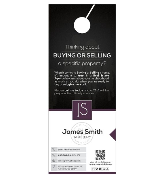 Berkshire Hathaway Door Hangers, Berkshire Hathaway Realtor Hangers, Berkshire Hathaway Office Hangers, Berkshire Hathaway Agent Hangers, Berkshire Hathaway Broker Hangers