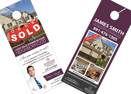 Berkshire Hathaway Door Hangers | Berkshire Door Hangers, Berkshire Hathaway Door Hanger Templates, Berkshire Hathaway Door Hanger Printing
