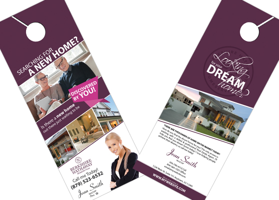 Berkshire Hathaway Door Hangers | Berkshire Door Hangers, Berkshire Hathaway Door Hanger Templates, Berkshire Hathaway Door Hanger Printing