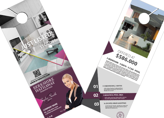 Berkshire Hathaway Door Hangers | Berkshire Door Hangers, Berkshire Hathaway Door Hanger Templates, Berkshire Hathaway Door Hanger Printing