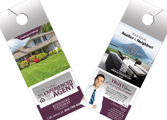 Berkshire Hathaway Door Hangers | Berkshire Door Hangers, Berkshire Hathaway Door Hanger Templates, Berkshire Hathaway Door Hanger Printing