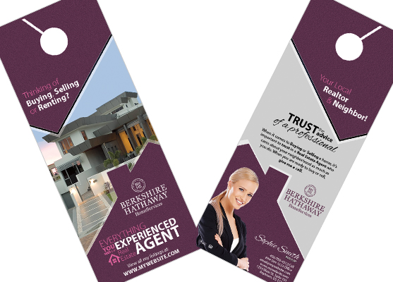 Berkshire Hathaway Door Hangers | Berkshire Door Hangers, Berkshire Hathaway Door Hanger Templates, Berkshire Hathaway Door Hanger Printing