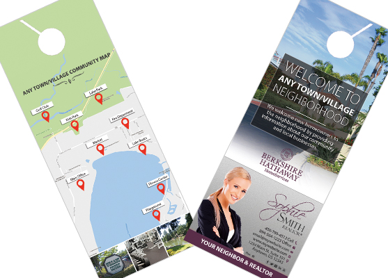 Berkshire Hathaway Door Hangers | Berkshire Door Hangers, Berkshire Hathaway Door Hanger Templates, Berkshire Hathaway Door Hanger Printing