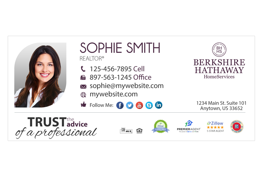 Berkshire Hathaway Email Signatures, Berkshire Realtor Email Signatures, Berkshire Agent Email Signatures, Berkshire Broker Email Signatures, Berkshire Office Email Signatures