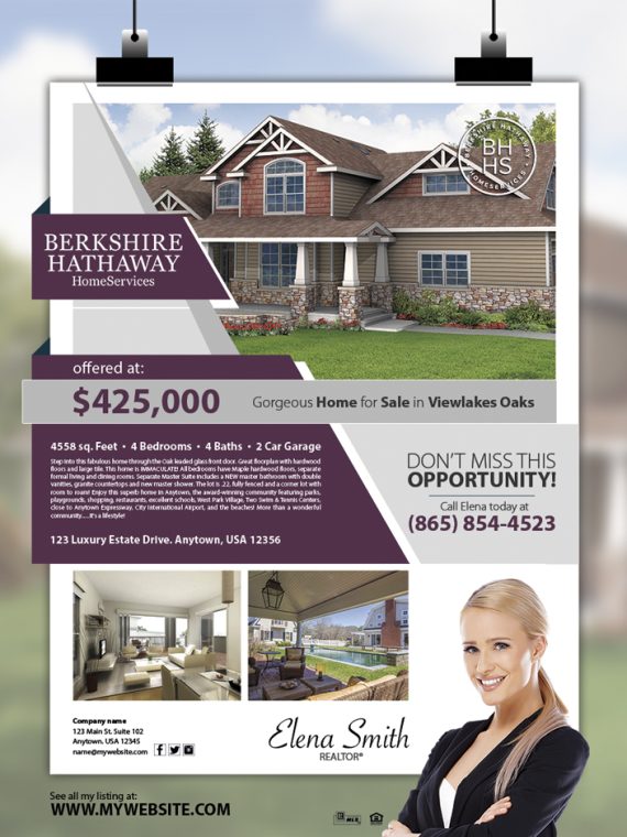 Berkshire Hathaway Flyers, Berkshire Hathaway Realtor Flyers, Berkshire Hathaway Agent Flyers, Berkshire Hathaway Office Flyers, Berkshire Hathaway Broker Flyers