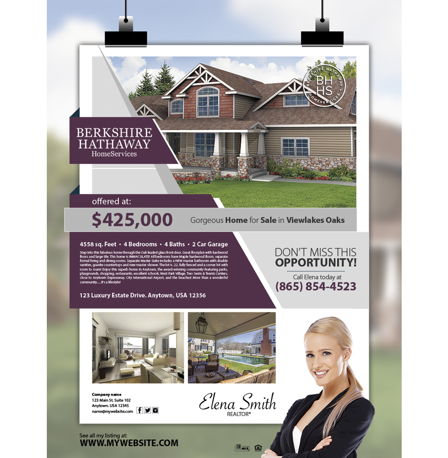 Berkshire Hathaway Flyers, Berkshire Hathaway Realtor Flyers, Berkshire Hathaway Agent Flyers, Berkshire Hathaway Office Flyers, Berkshire Hathaway Broker Flyers