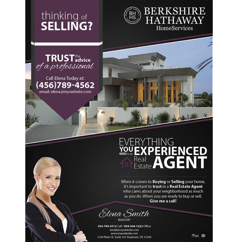 Berkshire Hathaway Flyers, Berkshire Hathaway Realtor Flyers, Berkshire Hathaway Agent Flyers, Berkshire Hathaway Office Flyers, Berkshire Hathaway Broker Flyers