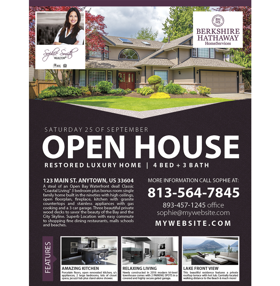 Berkshire Hathaway Flyers, Berkshire Hathaway Realtor Flyers, Berkshire Hathaway Agent Flyers, Berkshire Hathaway Office Flyers, Berkshire Hathaway Broker Flyers