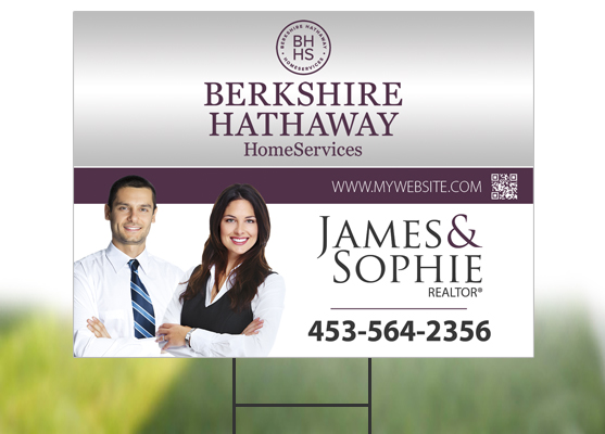 Berkshire Hathaway Yard Signs, Berkshire Hathaway Signs, Berkshire Hathaway Yard Sign Templates, Berkshire Hathaway Yard Sign Printing