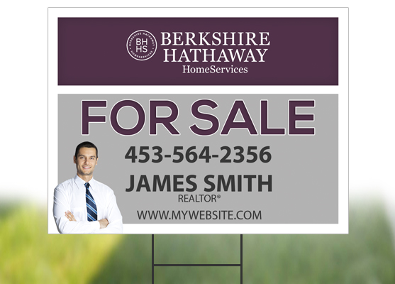Berkshire Hathaway Yard Signs, Berkshire Hathaway Signs, Berkshire Hathaway Yard Sign Templates, Berkshire Hathaway Yard Sign Printing