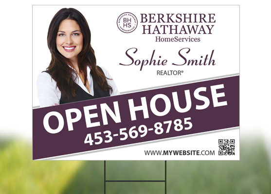 Berkshire Hathaway Yard Signs, Berkshire Hathaway Signs, Berkshire Hathaway Yard Sign Templates, Berkshire Hathaway Yard Sign Printing
