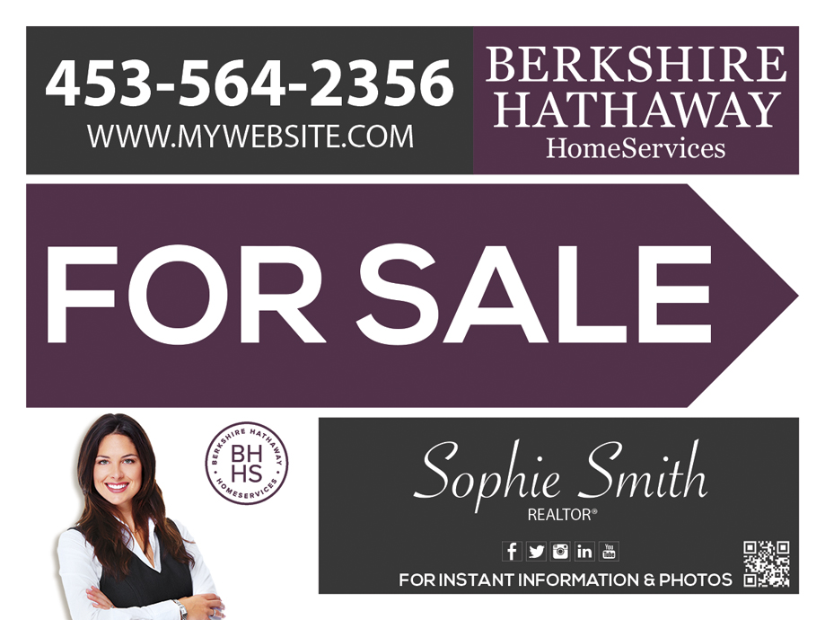 Berkshire Hathaway Yard Signs, Berkshire Hathaway Realtor Signs, Berkshire Hathaway Agent Signs, Berkshire Hathaway Office Signs, Berkshire Hathaway Broker Signs