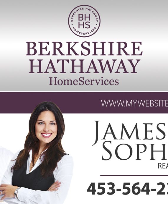 Berkshire Hathaway Yard Signs, Berkshire Hathaway Realtor Signs, Berkshire Hathaway Agent Signs, Berkshire Hathaway Office Signs, Berkshire Hathaway Broker Signs